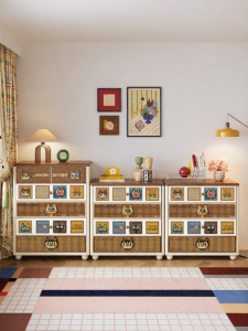MEISD | Wall-leaning Multi-color Drawer Chest Living Room Bedroom