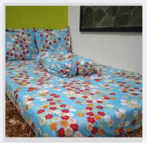 Sprei Motif Bunga 90x200 120x200 160x200 180x200 200x200