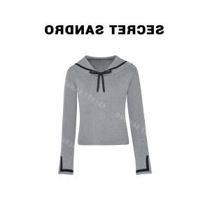 Áo Len Dệt Kim Cổ Búp Bê Thời Trang Oajer Flagship Store Đầu Thu Có Nơ Bướm Trẻ Trung Thanh Lịch Dài Tay Thường Ngày