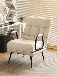 Happihaus Portable 2 in 1 Chair office Napping Sofa Chair Reclining Chair Outdoor Single Folding Bed Lazy