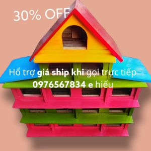 chuồng bồ câu 15 ô. full màu. sp do thợ giỏi làm. gỗ thông chất lượng cao. MIỄN phí ship khi gọi trực tiếp 0976/567834