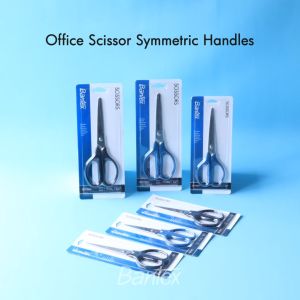 Bantex Gunting Serbaguna / Office Scissor Pegangan Ergonomis Pisau Baja Tahan Karat Ukuran 170 mm
