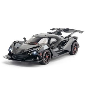 1:24 Scale Apollo IE Alloy Car Model Diecast Car Sound Light Car Lovers Collection Kids Birthday Gift Metal Boys Toys