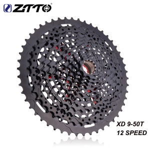 ZTTO MTB 12 Speed Cassette Xd 9-50t Sprocket Black 9-50 Bicycle Flywheel 12s Compatible 12speed Cogs
