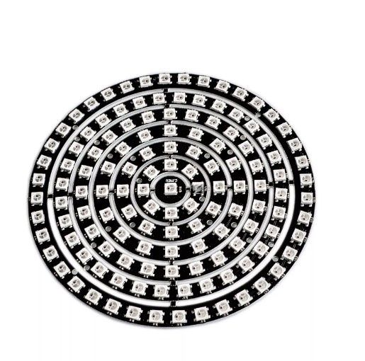 Programmable Button Ring Programmable LED Light 2PCS WS2812B 5050 RGB LED Ring Lights - 8 Bits ...