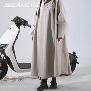 SEAMETAL Raincoat for Motorcycle Rider Waterproof Makapal for Men Woman Adult Heavy Duty Rain Coat Poncho