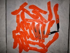 gagang + pisau kait benang textilepisau serut Taji ayam