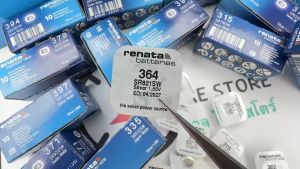 ถ่านนาฬิกา กระดุม Renata 364 / SR621SW Silver 1.55V Swiss made (ดีที่สุด) แบ่งขาย 1ก้อน
