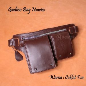 Waistbag Kulit Tas Kulit - Gadino Bag - Nawies Leather