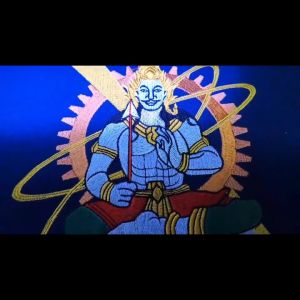 (พร้อมส่ง)#เสื้อช็อปปักลายพระวิษณุกรรม ช่างอิเล็กทรอนิกส์ 5สี