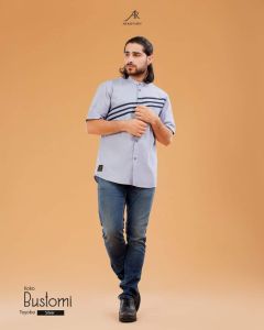 New Baju koko kurta kemeja atasan couple sepasang pria dewasa lengan pendek bustomi arrafi terbaru terlaris gratis ongkir COD bayar di tempat viral kekinian adem kondangan idul fitri lebaran adem daily simple