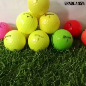 BOLA GOLF WARNA WARNI  MERK CAMPUR GRADE A ORIGINAL MULUS DAN LICIN