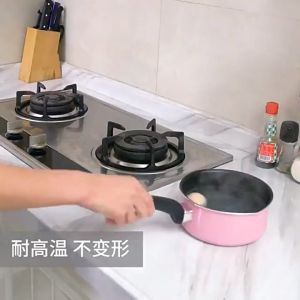 Walpaper Stiker Kitchen Set Stiker Motif Marmer Premium 60x100 Cm Anti Panas Dan Minyak