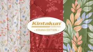 Sprei Deluxe Kintakun 2 in 1 Minimalis Ukuran 120x200 Duo Seprai Sorong Seprai Kasur Double