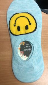 Kaos kaki wanita hidden invisible socks motif lucu