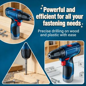 Bosch | Bosch GSR 120-LI 12V Cordless Drill Driver 2-Speed 30Nm Professional Electric Screwdriver Lithium-ion Battery Power Tools