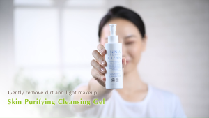 INNA ORGANIC Skin Purifying Cleansing Gel 150 ml | 2‑in‑1 Makeup Remover & Cleanser | EWG & COSMOS Certified | Gentle