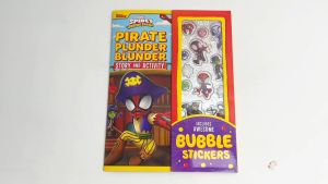 Marvel Spidey & Amazing Friends Pirate Plunder Blunder For Kids Bubble Stickers Book