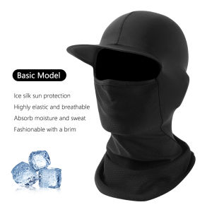Sunscreen Balaclava Mask Bicycle Face Cover Sun Hood Hat UV Protection Headgear Men Women Cycling Climbing Running Riding Hood