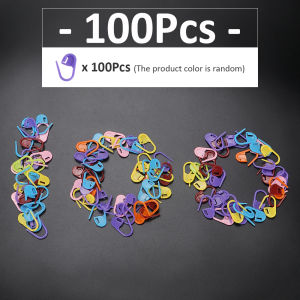 Colorful Plastic Safety Pins 0.82in/21mm Knitting Markers Crochet Clips Locking Stitch Markers For DIY Craft Clothing Usage
