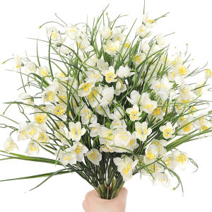 1Pcs Artificial Flowers Bouquet 39cm Fake Flowers for Home Room Decor Garden Wedding Decoration Outdoor Vase Flower Arrangement