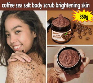 Arabica Coffee Body Scrub 350g Exfoliating Body whitening Scrub Coffee Scrub Body Scrub Cream For Face and Body Peeling Skin Whitening Whole Body Softening cuticles Improving goose bumps and acne