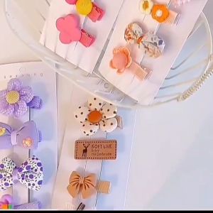 Children hair clip girls headdress baby hair clip girls do not hurt cute super cute hair