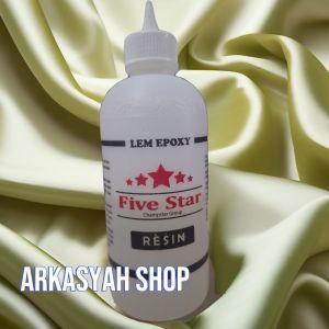 LEM FIVE STAR EPOXY HARDENER RESIN FS PUTIH 1/2KG (LEM KAYU LEM 2 KOMPONEN LEM SUPER KUAT)
