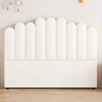 Real Wood Frame Bed Headboard Soft Padded Backrest One-Piece Floor-Standing Tatami Bed Base Customizable Single/Dual Person Use