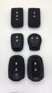 Carbon Fiber Soft Silicone Key Fob Cover For KONA | Key case cover | SCF