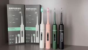 【COD】2-in-1 Electric Teeth Cleaner Kit for Dental Calculus Remover and Sonic Toothbrushes