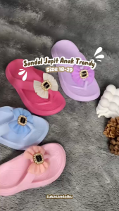 Jokixx - Sandal Japit Tali Belakang Manik Pita Anak Balita Perempuan Lucu Kekinian