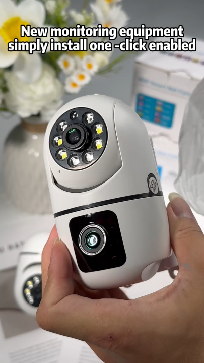 BUY 1 TAKE 1 V380 Pro Dual Lens 5G CCTV Camera 8MP Waterproof Smart ...