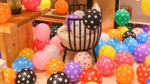 20pcs/50pcs Dot Balloons Set 12inch Mixed Color Latex Balloon Baby Show Children Birthday Souvenirs Christening Diy Party Decoration Package Set Home Decor Anniversary Wave Point Balloon Set Birthday Backdrop For Photoshoot Design
