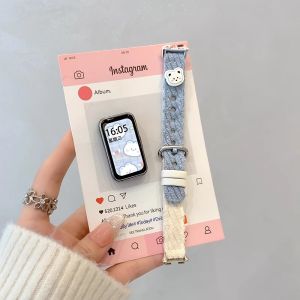 Uhada | Knitted Bear Braided Winter Female Fashion Watch Band