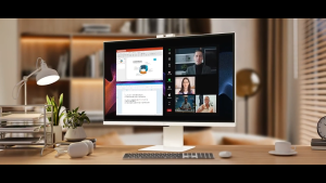 LG 32U850SA-W 31.5” 4K UHD IPS Smart Monitor with webOS and Built-in FHD Webcam USB-C 90W Power Delivery LG Smart Monitor 27 Inch LG Smart TV Remote Control Monitor 4K IPS Display Monitor 4K with Speaker Webcam USB C Alexa Voice Control TV ThinQ AirPlay