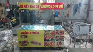 Xe bán viên chiên 20khay (liên hệ đặt ngoài)