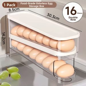 PAKCHOICE | Automatic Positioning Egg Storage Box For Refrigerator
