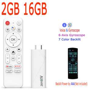 ZENOTV Allwinner H313 Quad Core Android TV Stick  4K HDR Wifi6 Voice Assistant Media Player Smart TV Box