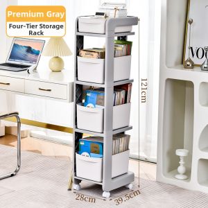 Moveable Bookbag Storage Trolley