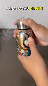 CucuLemon Termos Kopi Tumbler Stainless Steel 300ml Portabel Botol Minum Tahan Panas Dan Dingin