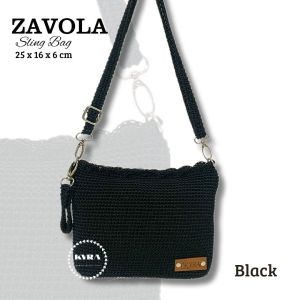 Tas rajut Zavola slingbag ( 25x16x6 )