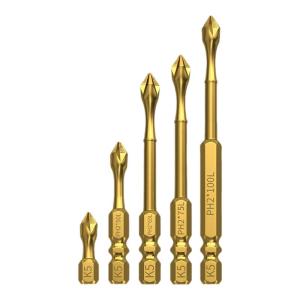 MUDUOXIN | Anti-slip Titanium Coated Impact High Torque Super Hard Cross Driver Bit