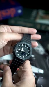 Jam Tangan Pria Casio G-Shock GA-2100-1A Analog-Digital Black Dial & Resin Band