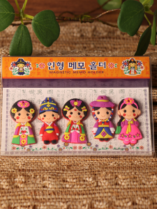 Tourist Souvenir Style Cartoon Fridge Magnet Cute Cartoon Freezer Sticker Gift Edge Extension Folklore Special Silicone Material