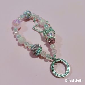 Handmade Unique CNY Red Blink Bag Charm Keychain