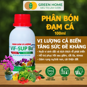 Phân đạm cá Lavamix chai 100ml Hữu cơ cho cây khoẻ Rể khoẻ Siêu chồi và hoa |Greenhome