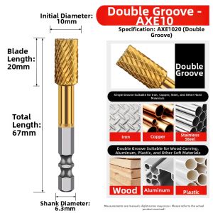 XINGONG | Titanium-Coated Tungsten Steel Polishing Grinding Reaming Tool