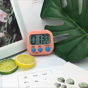 เครื่องจับเวลา เสียงดังดีมาก นาฬิกาจับเวลา อบขนม ใส่ถ่าน AAA ตัวจับเวลาในห้องเรียน Magnetic Digital Timer