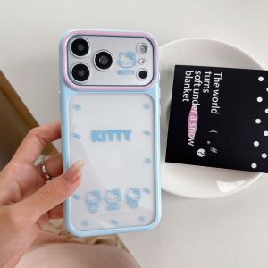 Sanrio | Cute Hello Kitty Phone Case Large Camera Window Soft Shockproof Protective Cover For iPhone 13 14 15 Pro 16 17 Pro Max For Girl